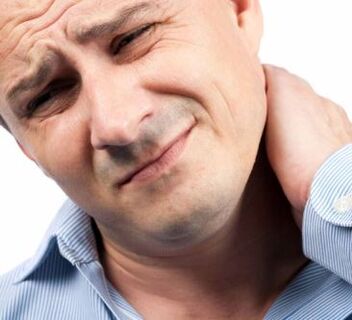 Pain and aches in the neck are symptoms of spinal osteochondrosis